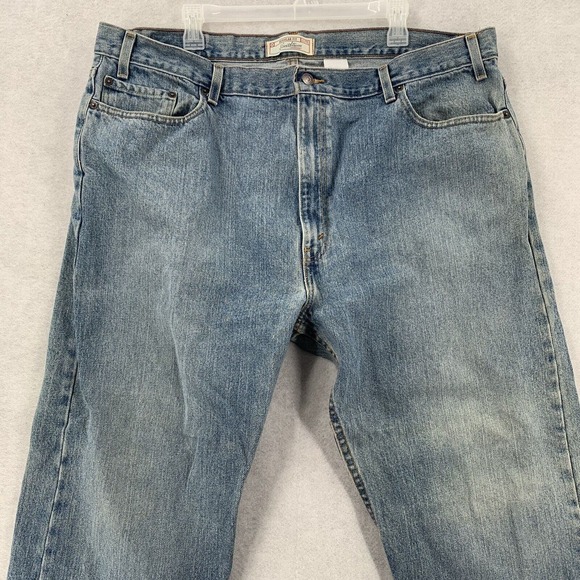 Levis‎ Signature Blue Jeans Straight Tapered Denim Mens size 44 X 30 - Picture 4 of 7